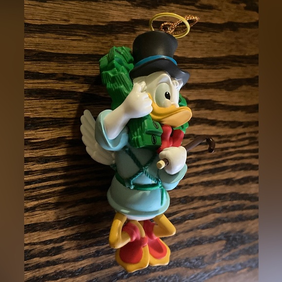Grolier Christmas Magic Disney Scrooge McDuck Money Wreath Ornament Original Box - Picture 5 of 9